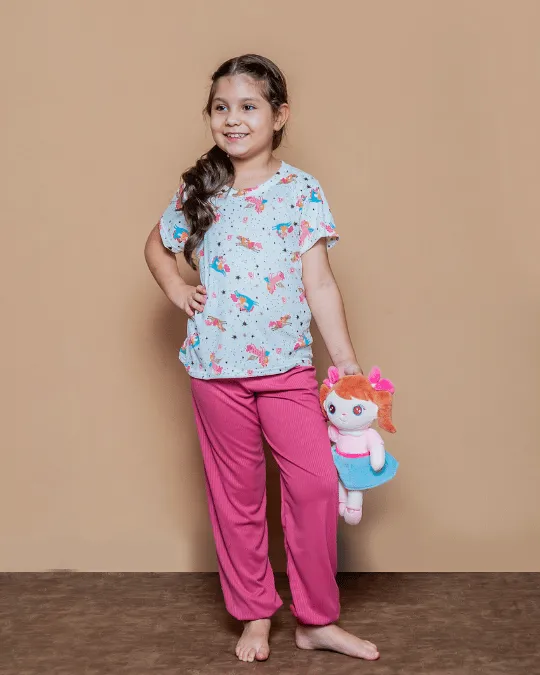 PIJAMA INF. MAITE ESTAMPADO TAM G