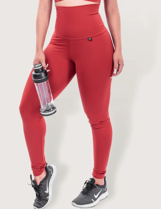 CALCA ACAD.  CINTURA ALTA AMENDOA TAM M