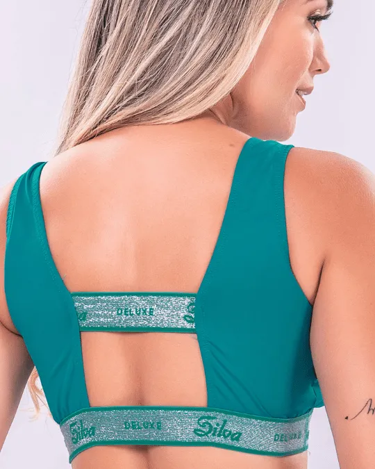 TOP ACADEMIA 2 TIRAS COSTA AMENDOA TAM P