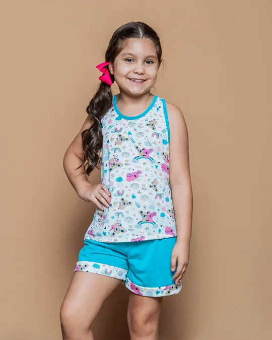 BABY DOLL INF. LIZ ESTAMPADO TAM G