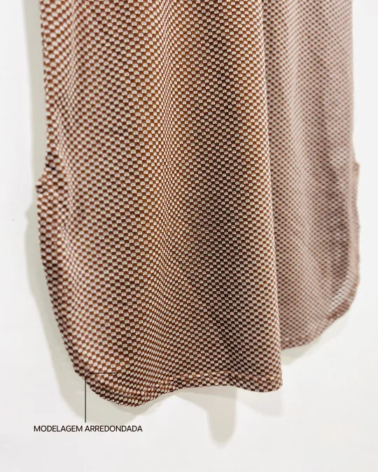  BLUSA WELLEM TELA CINZA TAM M