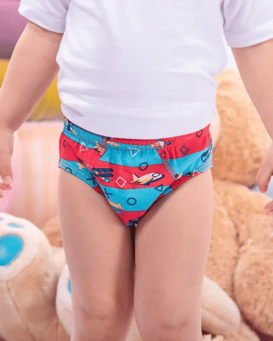 CUECA INF. COT. REBATIDA ESTAMPADO TAM G