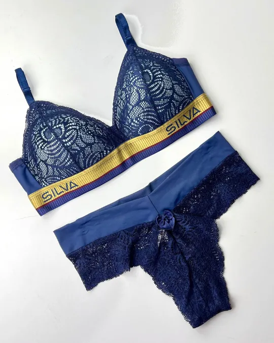 CONJ. CAPRICHO AZUL MARINHO TAM P