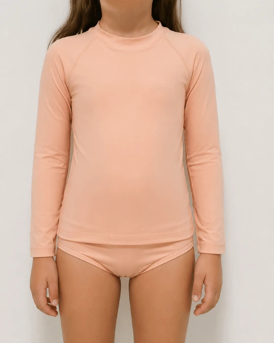 CONJ INF. PROT. UV LILA PRETO TAM M