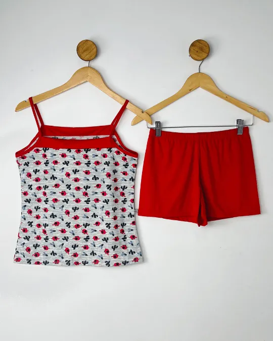 BABY DOLL LARY ESTAMPADO TAM M