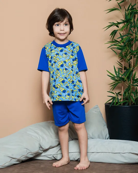 PIJAMA INF. JOAOZINHO ESTAMPADO TAM M