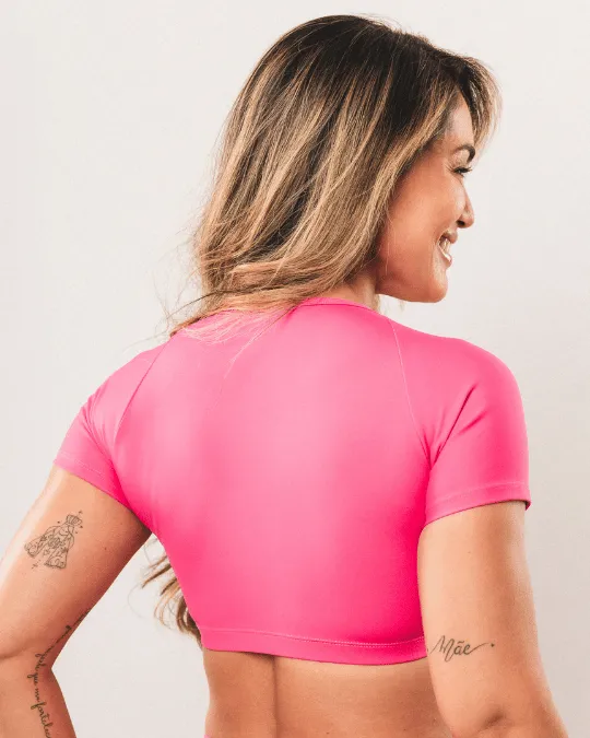 TOP CROPPED BEATRIZ MARROM TAM P