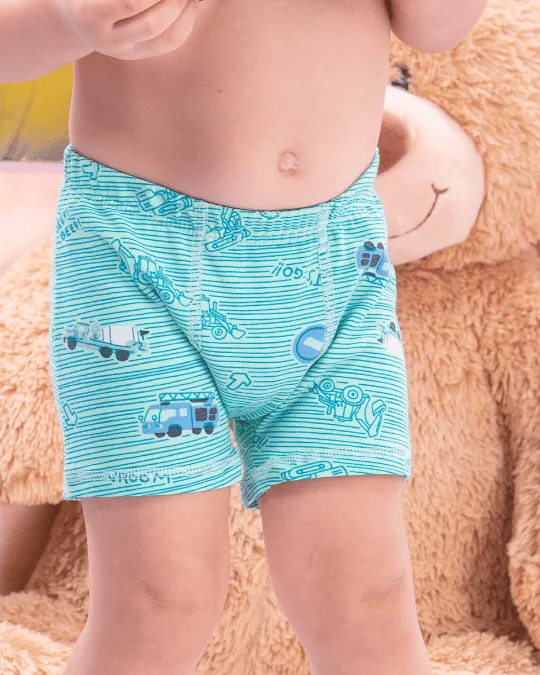 BOXER INF.REBATIDA FIO 40 ESTAMPADO TAM P